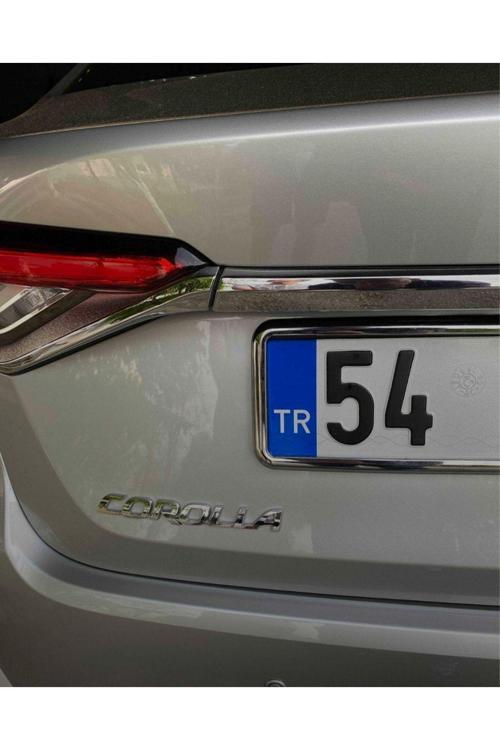 2 Adet Krom Plakalık Yeni Nesil Nikelajlı Plakalık