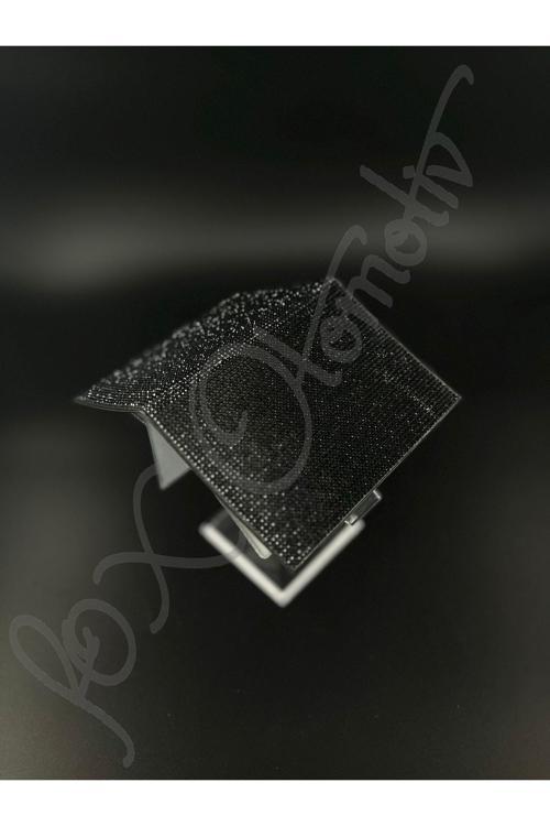 Taşlı Siyah Ruhsat Kabı