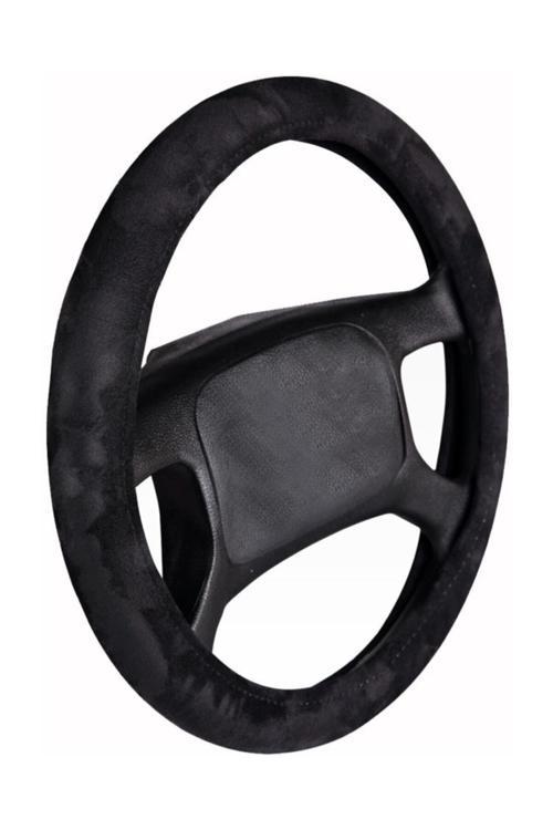 Geçmeli Deri Direksiyon Kılıfı Süet Model