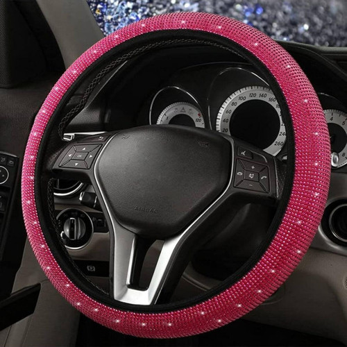 Pembe Taşlı Direksiyon Kılıfı Kadınlara Özel Şıklık!