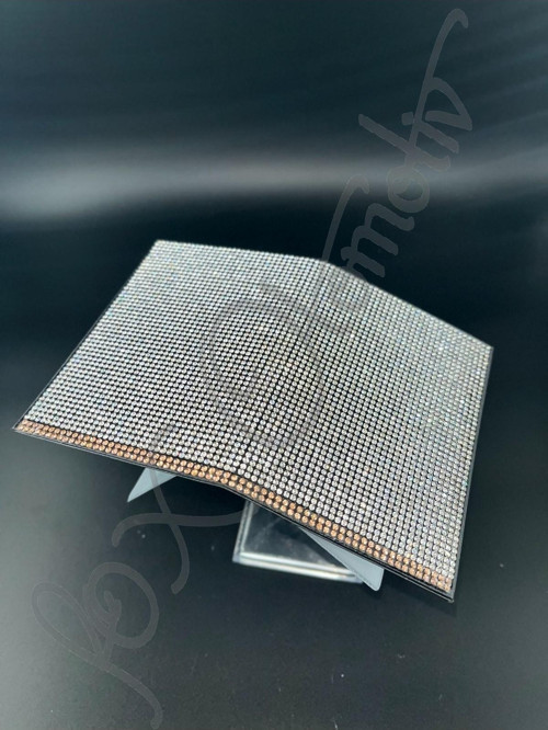 Gümüş Taşlı Rose Gold Detaylı Ruhsat Kabı
