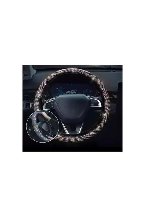 Gümüş Taşlı Direksiyon Kılıfı