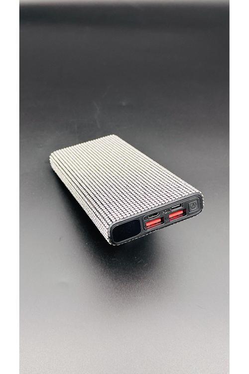 Taşlı Hızlı Şarj Özelliği Bulunan Powerbank