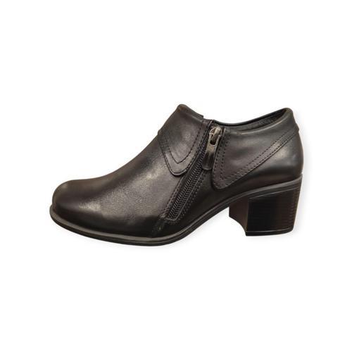 D25KA-3725 TOPUKLU KLASİK BOTİ DERİ KADIN AYAKKABI