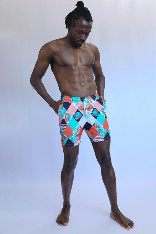 Erkek Flamingo Deniz Şortu