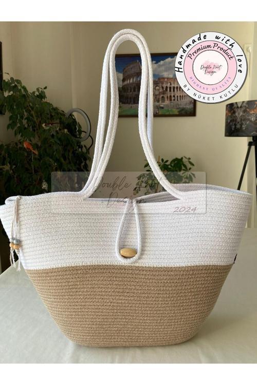 Plaj Çantası , Kol Çantası, El Çantası Clutch, Portföy , Kadın Çanta, Yazlık, Hediyelik Anneler Günü