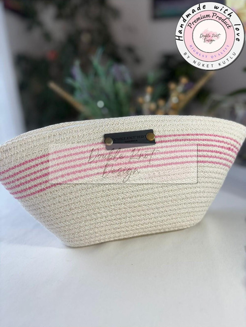 Bebe Pembe Clutch Portföy Çanta,Abiye Çanta, Totebag,Kadın Çanta, Yazlık, Hediyelik Bebek Organizer