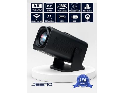 HY320 Taşınabilir 4K Projeksiyon Cihazı (Türkçe Menü)