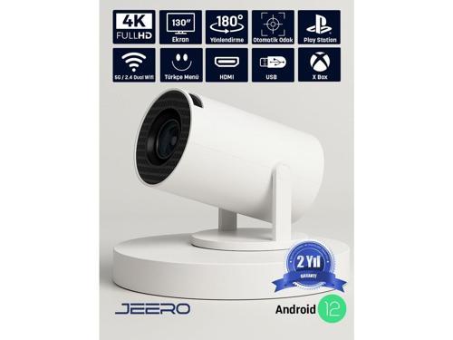 HY300PRO Multimedia Ultra Hd 1080 Pixel Android 12 Projeksiyon Cihazı (Türkçe Menü)