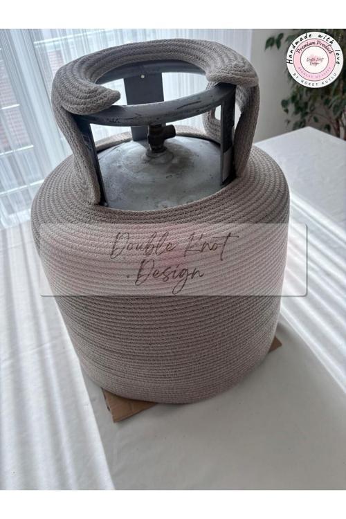 Tüp Kılıfı Tombul Tüp İçin Dekoratif Sepet Organizer Hasır Jüt Tress Hediyelik