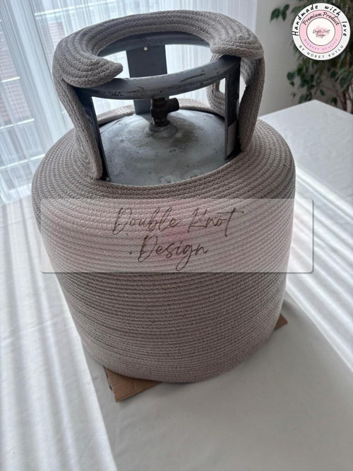 Tüp Kılıfı Tombul Tüp İçin Dekoratif Sepet Organizer Hasır Jüt Tress Hediyelik