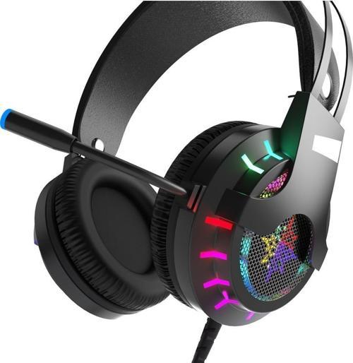 IGK-X10 7.1 Surround RGB Siyah Kulaküstü Mikrofonlu Kulaklık