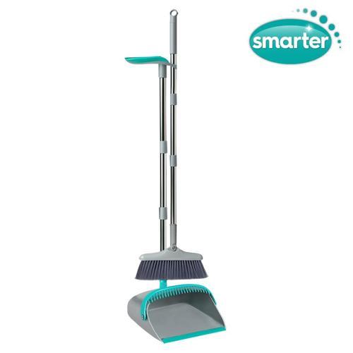 SMARTER Premium Katlanır Faraşlı Süpürge Çelik Saplı