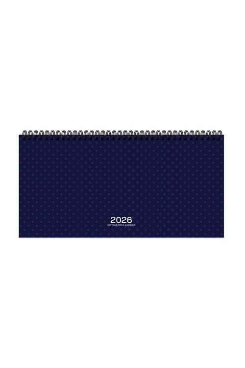 Keskin 2026-AJ-66 16*33,5 Spr.Haftalık Masa Ajandası-Lacivert