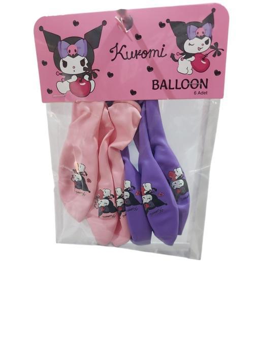 Lisanslı KUROMİ Balon 6 LI Paket