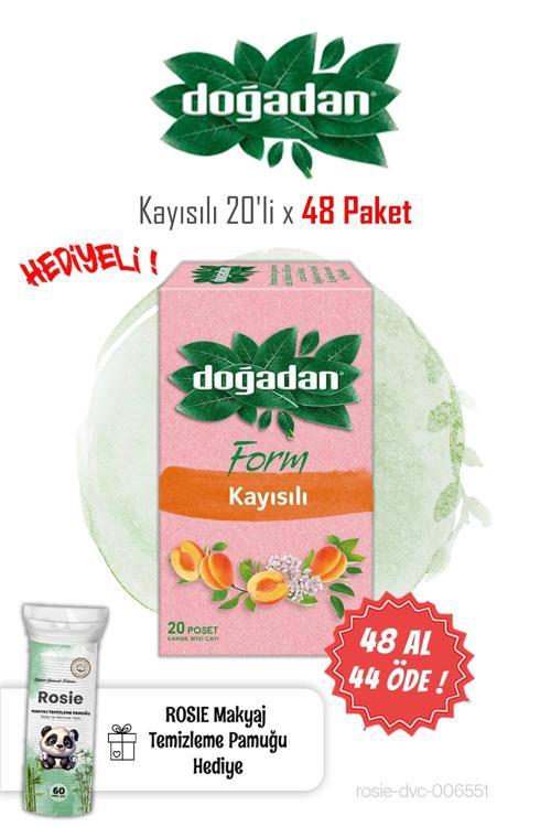 48 AL 44 ÖDE Form Çay 20'li Kayısılı ve Rosie Pamuk