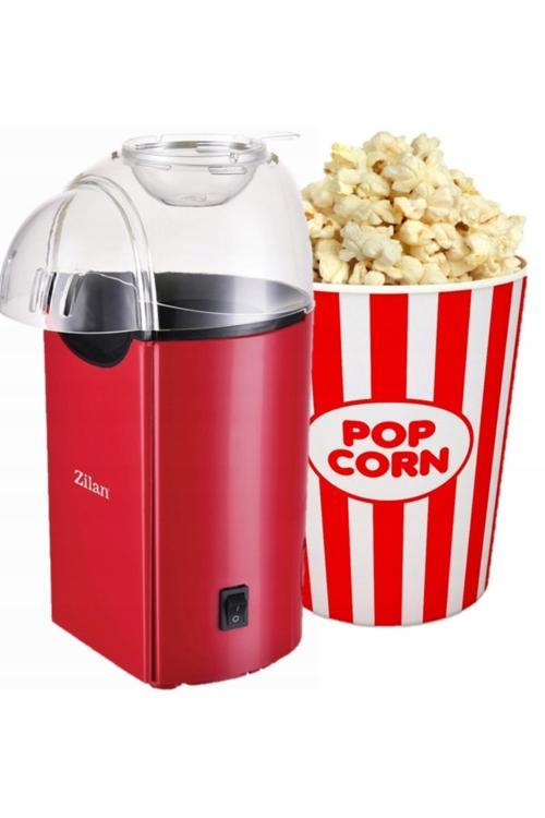 ZLN8046 Popcorn | Patlamış Mısır Makinesi | 1200W | Yağsız ve Sağlıklı Pişirme | Kırmızı