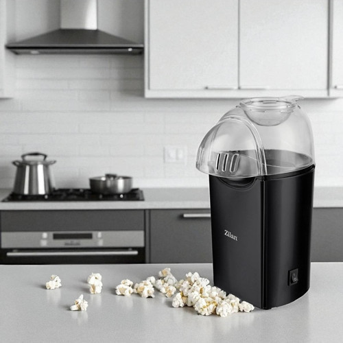 ZLN8045 Popcorn | Patlamış Mısır Makinesi | 1200W | Yağsız ve Sağlıklı Pişirme | Siyah