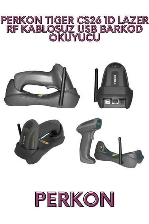 TIGER CS26 1D LAZER RF KABLOSUZ USB BARKOD OKUYUCU