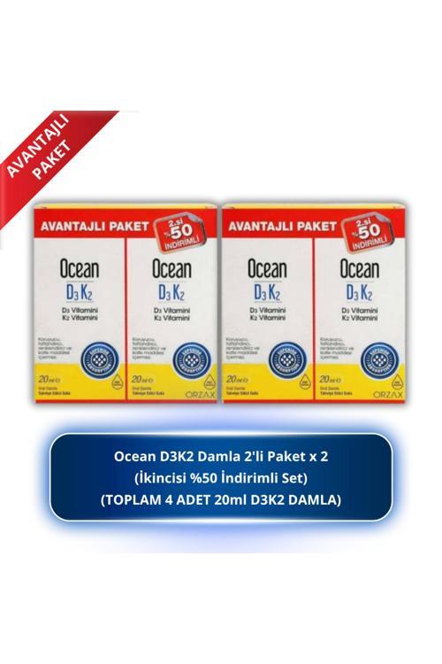 Ocean D3K2 Damla 2 ADET 2'li SET (TOPLAM 4 ADET 20ml)