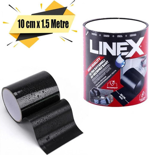 Lınex Ultra Dayanıklı Su Geçirmez Bant Siyah