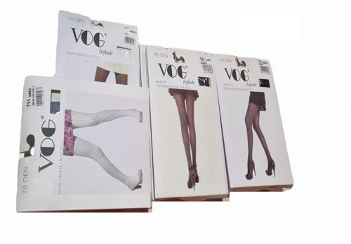 Vog Orta-Kalın Desenli Külotlu Çorap No:2 Karışık Renk ve Desenli 6 Adet