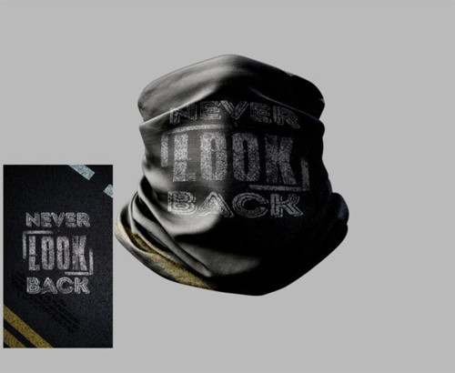 Yazı Tasarımlı Motorcu Çok Amaçlı Outdoor Boyunluk Unisex Bandana