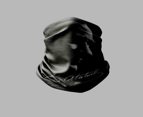 Mustafa Kemal Atatürk Tasarımlı Motorsiklet Bandana