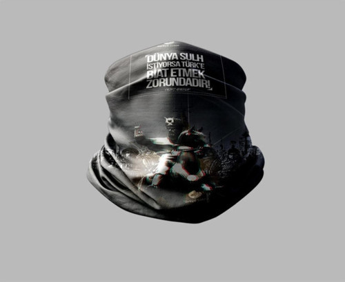 Türk Askeri Motorcu Çok Amaçlı Outdoor Boyunluk Unisex Bandana