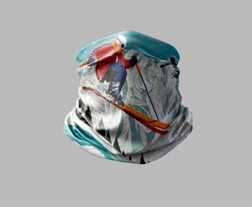 Kayak & Dağ Tasarımlı Motorcu Çok Amaçlı Outdoor Boyunluk Unisex Bandana