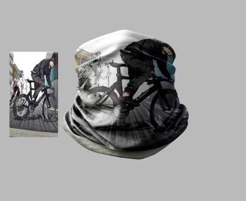 Bisiklet Tasarımlı Motorcu Çok Amaçlı Outdoor Boyunluk Unisex Bandana