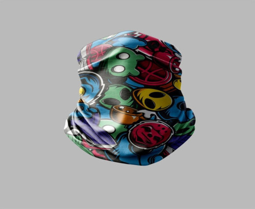 Karışık Çok Desenli Tasarımlı Motorcu Çok Amaçlı Outdoor Boyunluk Unisex Bandana