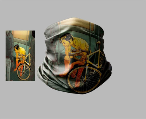 Bisiklet Tasarımlı Motorcu Çok Amaçlı Outdoor Boyunluk Unisex Bandana