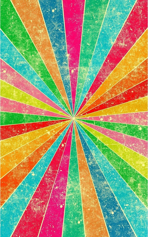 Buffalo Bandana Rainbow Color