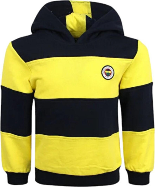 ÇOCUK TRIBUN SARI LACİVERT ŞERİTLİ SWEAT