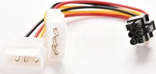 PrimeX PX-4583 6 Pin 4 Pin Molex Power Pci-e Ekran Kartı Kablosu, 6 Pin ekran Kartı kablosu