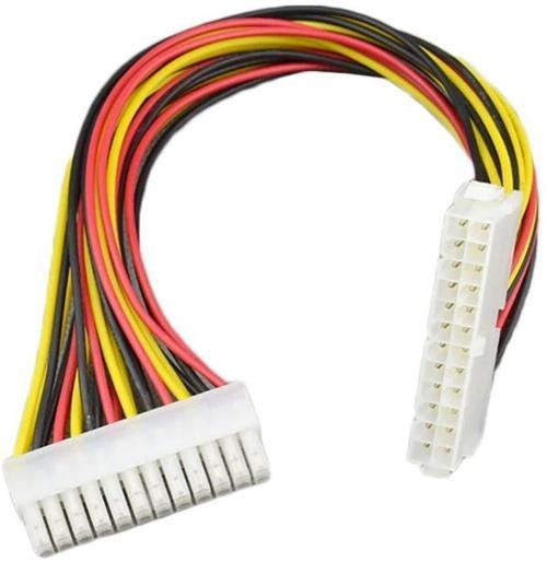 PrimeX PX-4983 Psu 24 Pin Power Uzatma Kablo, Power Supply 24 pin Uzatıcı Ek Dişi Erkek Kablo