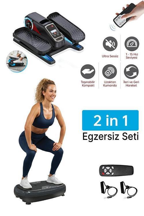 Fit Fit Yüksek Titreşimli Programlı Egzersiz Aleti - Livenzi Fit Eliptik Kondisyon Bisikleti Mix Paket