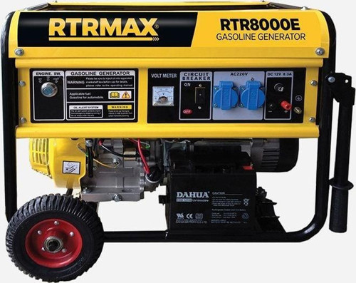Rtr8000E Benzinli Jeneratör 8.1/7.5 Kva Marşlı
