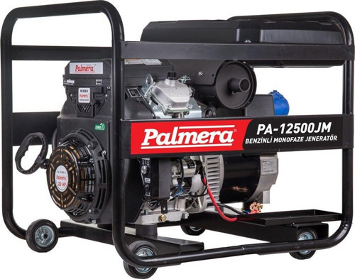 PA-12500JM Benzinli Jeneratör 12,5 kVA (Marşlı, Monofaze)