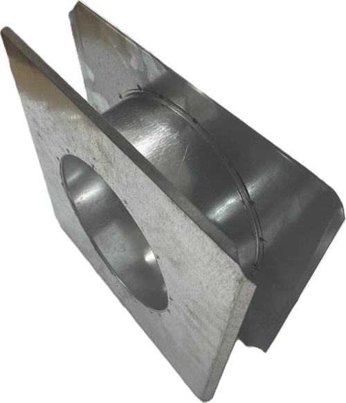 KONTEYNER SOBA BORU ÇIKIŞ ZIVANASI KARE İZOCAMLI 13CM