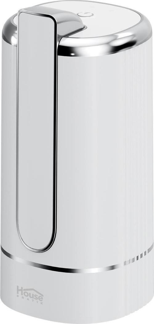 HP82 Şarjlı Otomatik Type-C Girişli Damacana Su Pompası Beyaz