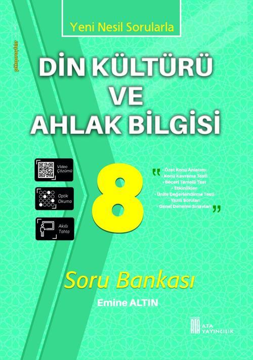 Ata Yayıncılık 8. Sınıf Din Kültürü Ve Ahlak Bilgisi Soru Bankası