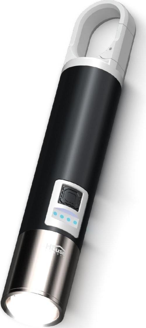 HP75 Güçlü El Feneri 380 Lümen 200m Aydınlatma Type-C Şarjlı 4 Modlu Siyah