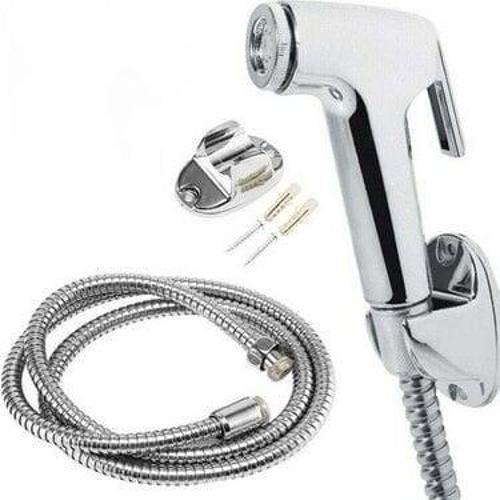 Taharet Hortumu Musluk Seti Tabancalı, Tuvalet için Bide Püskürtücü, El Püskürtme Seti, Bez Bebek Bezi Püskürtme Seti - Kurulumu Kolay MK1458