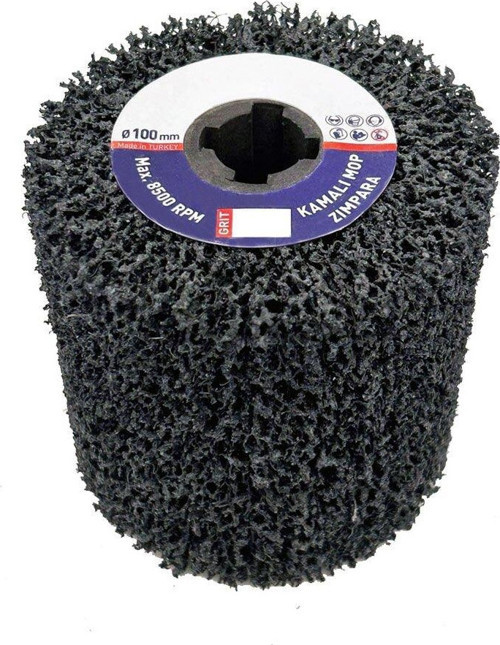 100x100x19 Sert Elyaf Kamalı Mop Zımpara