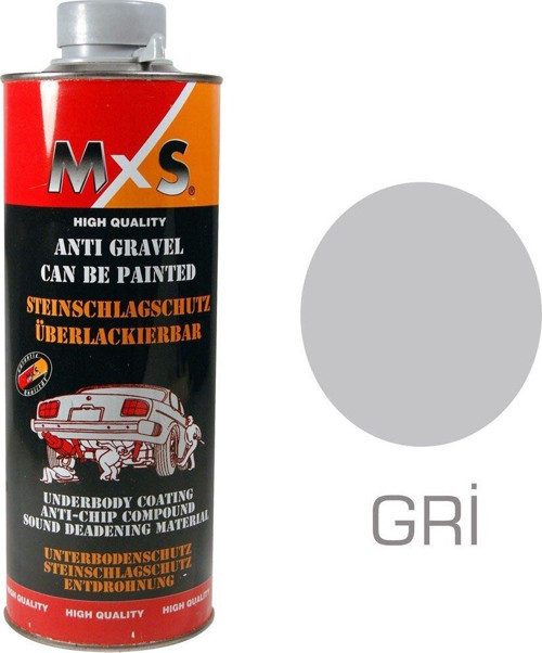 MXS Pütür Boyanabilir Alt Kaplama Gri 1 kg