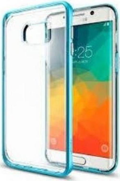 Galaxy S6 Edge Plus ile Uyumlu Kılıf Neo Hybrid Crystal Blue Topaz