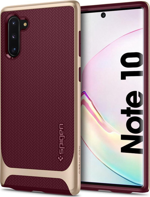 Galaxy Note 10 ile Uyumlu Kılıf Neo Hybrid Burgundy