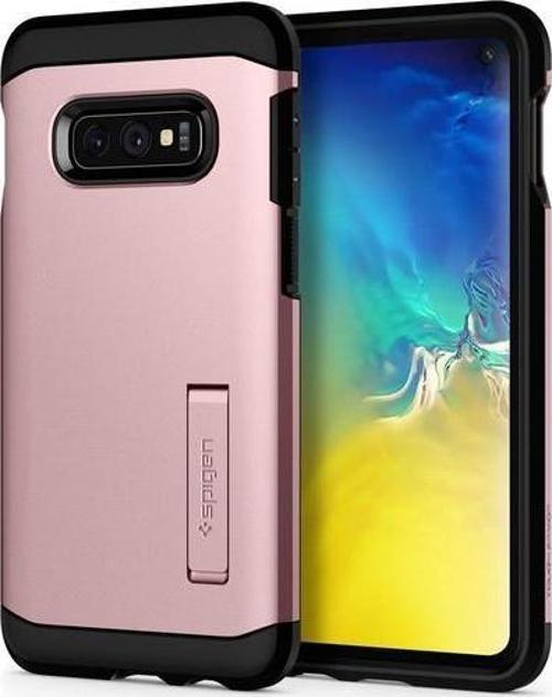Galaxy S10e ile Uyumlu Kılıf Tough Armor Rose Gold